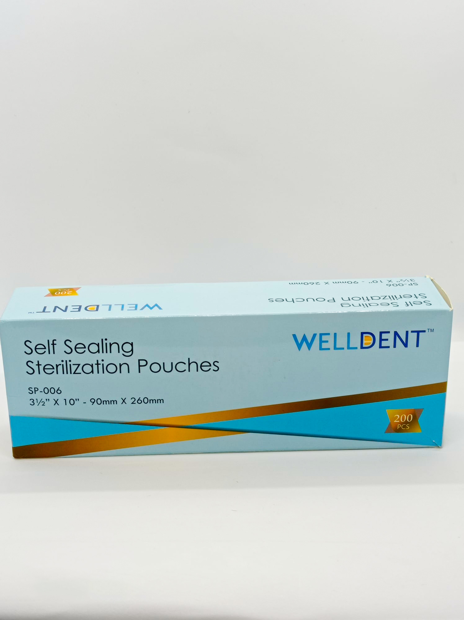 Welldent(Küçük Boy)Kendinden Yapışkanlı Otoklav Poşeti (90mm*260mm)